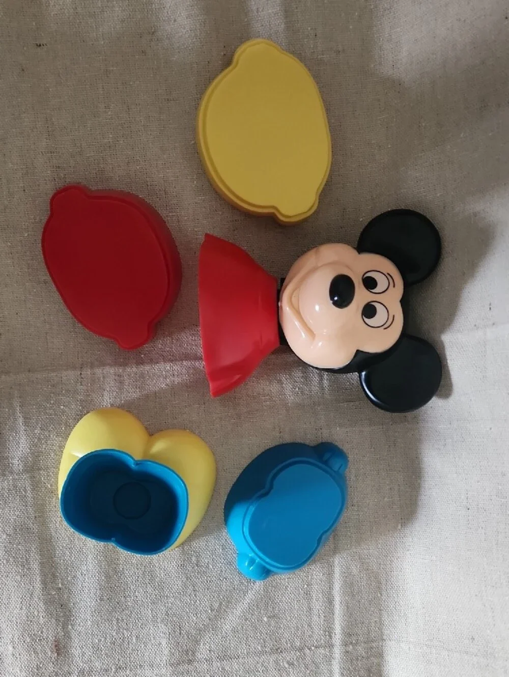 Vintage Mickey Mouse Stacking Toy - Classic Disney Kids Toy